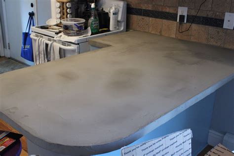 Diy Concrete Kitchen Countertops A Step By Step Tutorial
