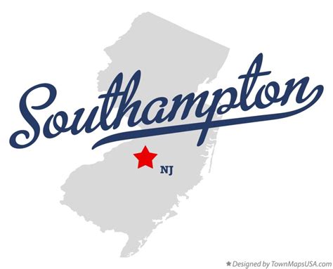 map  southampton nj  jersey