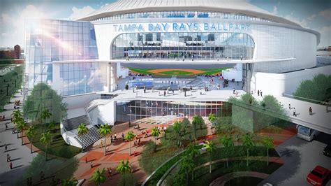 tampa bay rays unveil design  ybor city ballpark wusf news