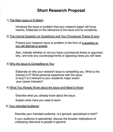 nursing research proposal sample   template