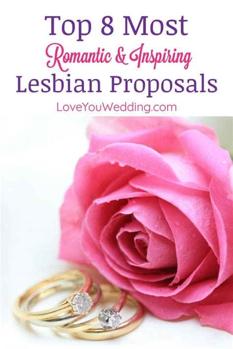 top 8 most romantic and inspiring lesbian wedding proposals lesbian