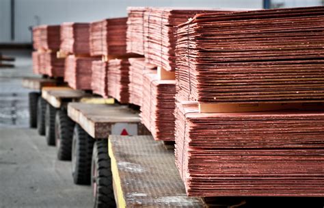 copper anode cathode output increases financial tribune
