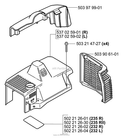 husqvarna     parts diagram  covers