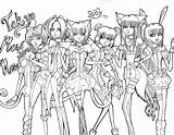 Mew Pages Tokyo Coloring Ichigo Lineart Seven Power Deviantart Template Berry sketch template