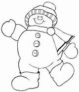 Neve Boneco Desenhos Inverno Bonecos Risco Atividades Snowmen Printables sketch template