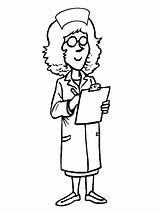 Coloring Nurse Pages School Library Clipart Book sketch template