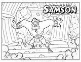 Coloring Samson Nehemiah Bible Drawing Pages Fighting Getdrawings Rebuilding Printable Lions Getcolorings sketch template