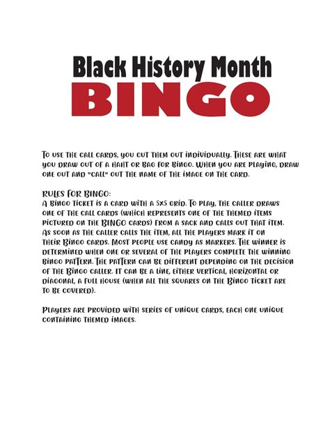 black history month bingo  cards etsy israel