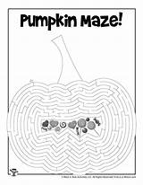 Maze Pumpkin Mazes sketch template