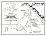 Tap Shoes Drawing Dance Getdrawings sketch template