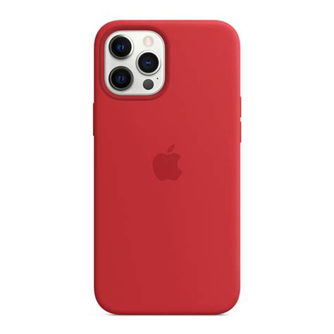 funda de silicon  magsafe iphone  pro max productred rojo