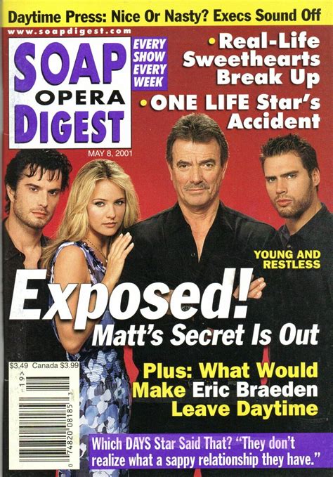 soap opera digest may 8 2001 eric braeden jay kenneth johnson kyle