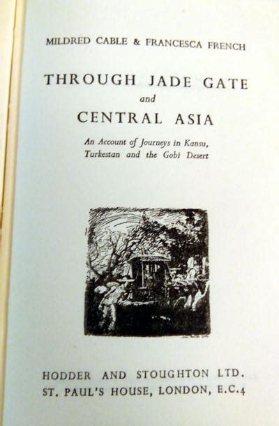 through jade gate and central asia 1950 gohd books
