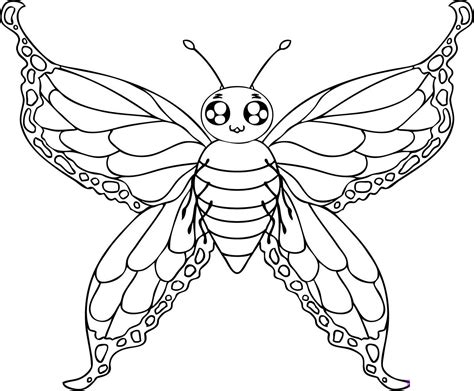 butterfly coloring pages coloring pages  kids