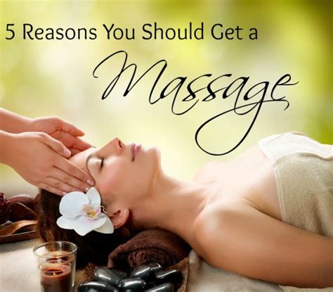 5 Reasons You Should Get A Massage {not Quite} Susie Homemaker