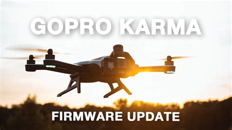 gopro karma firmware update  tutorial youtube