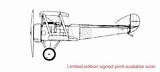 Sopwith Pup Larks Aircraft sketch template