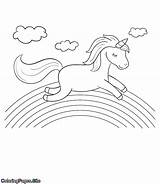 Unicorns Coloringpages Mermaid sketch template