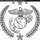 Logo Marine Drawing Getdrawings Corps sketch template