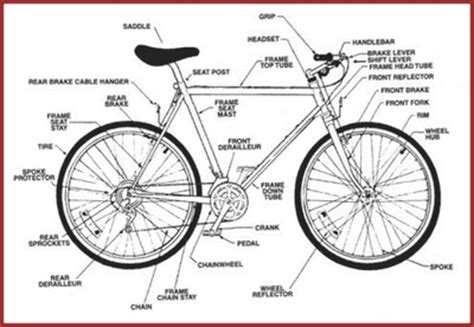bike parts diagram  wheels pinterest bikes  bike parts