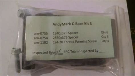 andymark frc  robotics  base kit           ebay