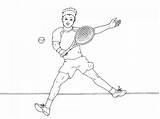 Tenis Coloriage Coloriages Kolorowanki Dla Kolorowanka Imprime Partage Télécharge Tennisman sketch template