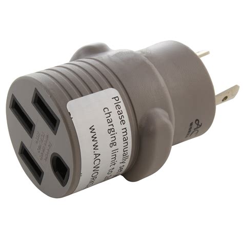 ac works ev adapter nema  p   plug  tesla charging plug ac connectors