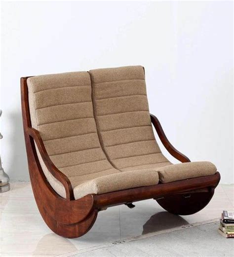 milton  seater rocking chair  honey oak finish  woodsworth