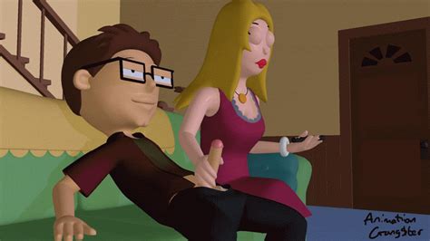 xbooru 3d american dad animation gangstar artist couch francine smith handjob incest