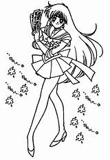 Mars Coloring Pages Sailor Moon Getcolorings Getdrawings sketch template