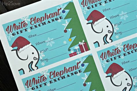 white elephant gift exchange invitations rules tips