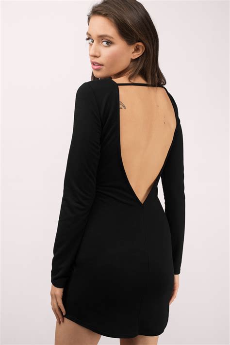 sexy black bodycon dress backless dress bodycon dress 13 tobi us