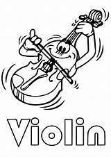 Violin Play Coloring Music Kids Printable Preschool Pages Categories Sheet Game Print sketch template