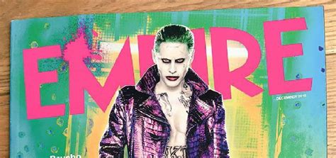 jared leto s full joker costume for suicide squad shown in empire