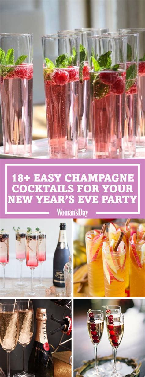 20 easy champagne mix ins your new year s eve party needs new year s