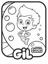 Bubble Guppies Coloring Pages Gil Nickelodeon Colouring Drawings Guppy Color Colorear Para Dibujos Bears Chicago Sheet Kids Birthday Bestcoloringpagesforkids Printable sketch template