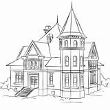 Coloring House Sheet Kids Homes Printable Forkids Complicated Bit Then Will sketch template