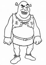 Shrek Coloring Pages Print sketch template