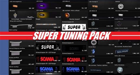 super tuning pack  scania   simulator mods ets ats fs csgo gta  train