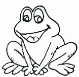 Frog Coloring Jumping Prince Drawing Getcolorings Gray Color Tree Clipartmag sketch template