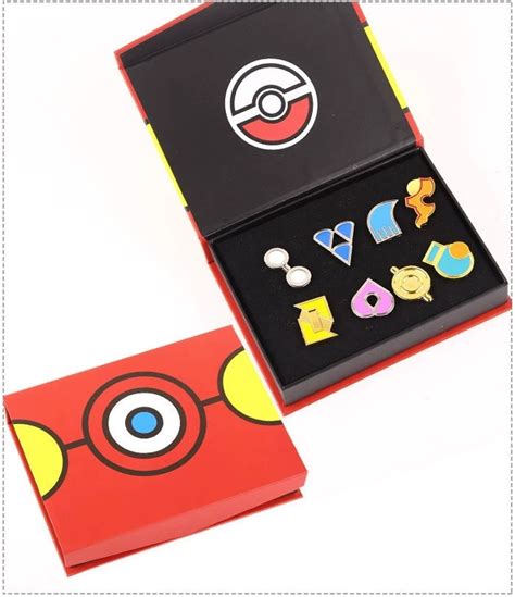 un conjunto de pokemon pin 8 pcs pokemon gym pins pokemon etsy