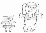 Elephant Piggie Coloring Pages Awesome Albanysinsanity sketch template