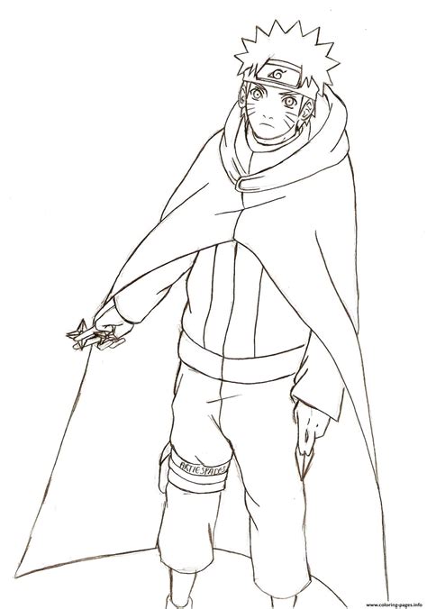 anime naruto shippuden coloring pages printable
