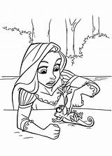 Pascal Tangled Coloring Pages Rapunzel Stomach Getcolorings Press Pascale Getdrawings Color Print Drawing Colorings Printable sketch template
