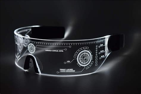 cyberpunk led visor glasses perfect for cosplay and etsy canada