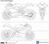 Ducati 1199 Superleggera Template Templates Preview sketch template