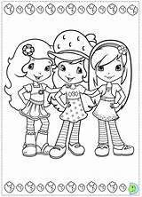 Strawberry Shortcake Coloring Pages Dinokids Color Close Print Popular sketch template