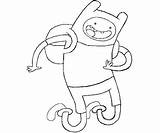 Finn Coloring sketch template