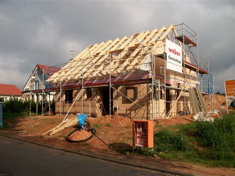 bautagebuch ecostar anlieferung dachgebaelk richten des daches