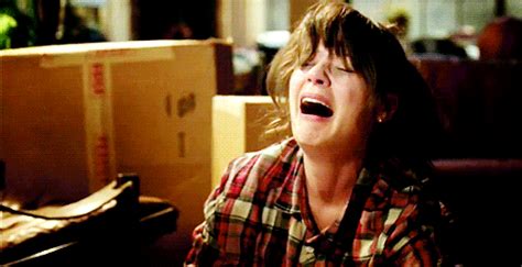 new girl crying find and share on giphy
